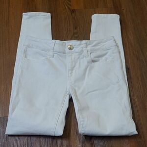 American Eagle Outfitters White Skinny Jeans - Clean Solid Color
